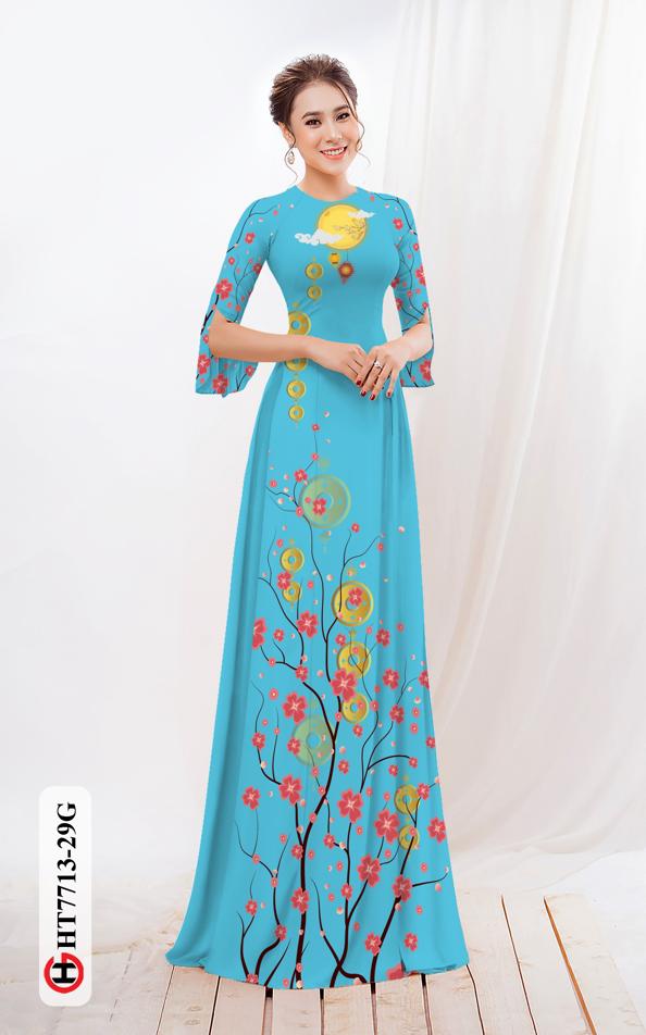 vai ao dai hoa dao mac tet (7)